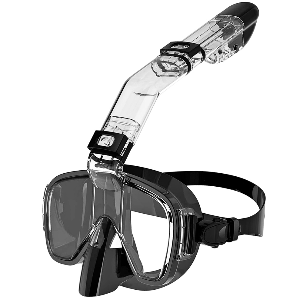 Snorkel Mask Full Face - Maski do nurkowania Składana maska przeciwmgielna