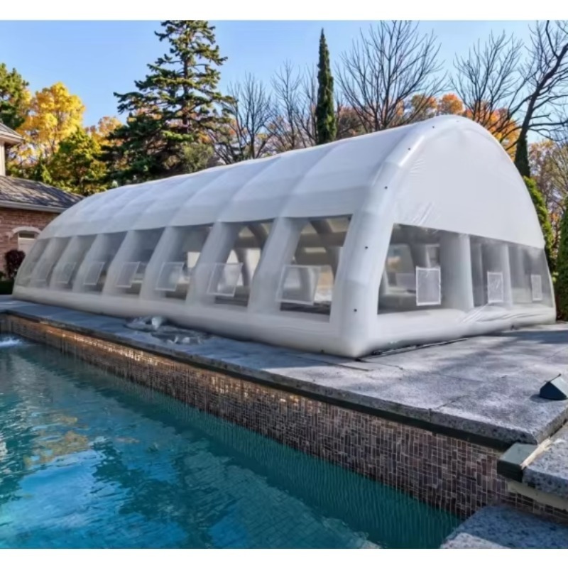 Pool Cover Waterproof - Nadmuchiwana osłona na basen, wytrzymała kopuła