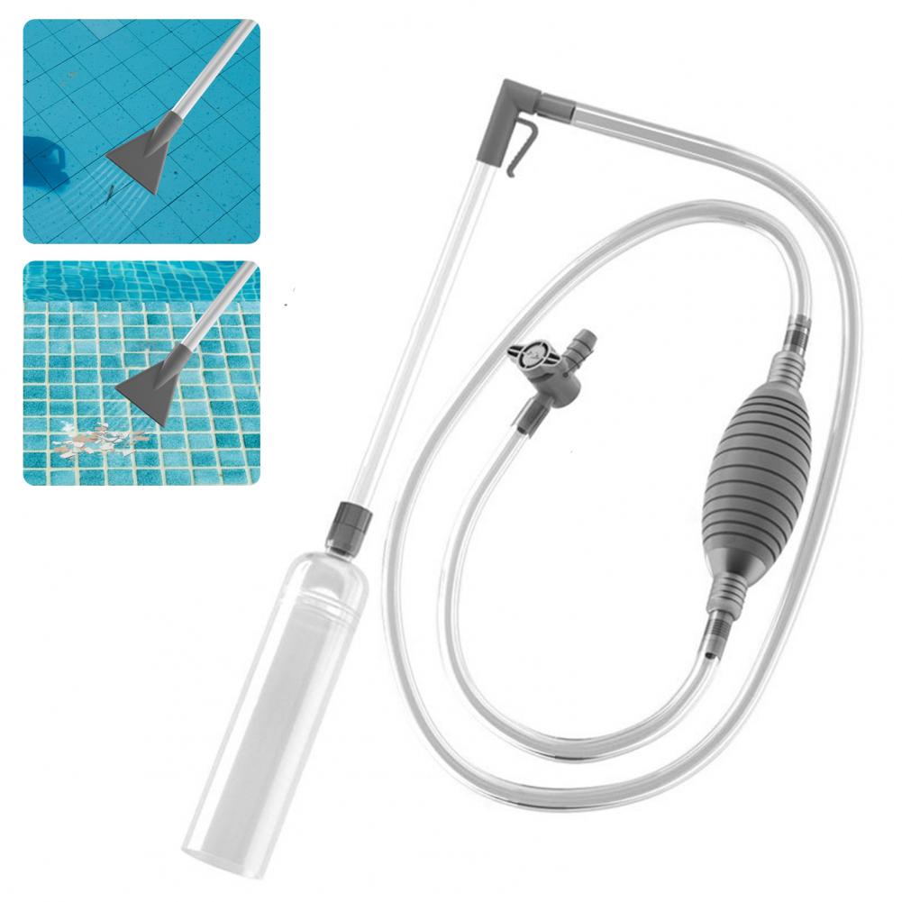 Pool Vacuum Manual - Odkurzacz basenowy z 2 adapterami dysz