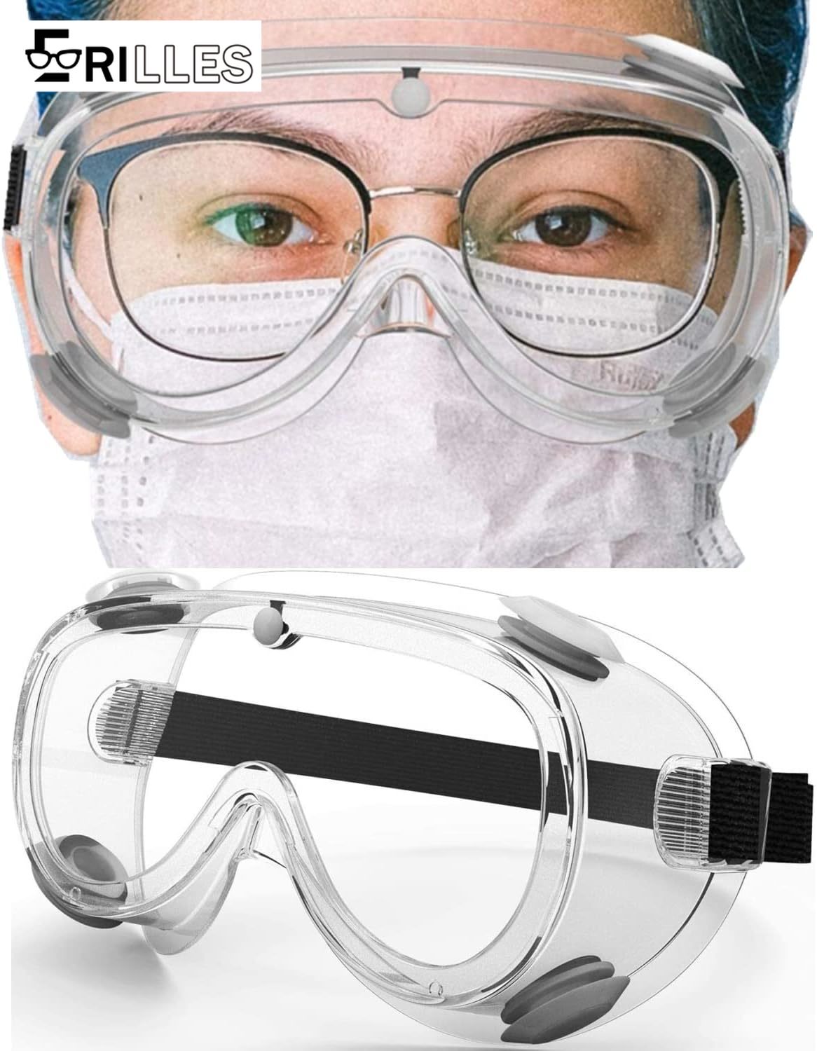 Swim Goggles Anti Fog Uv - Okulary ochronne do sportów wodnych, przeciwmgielne