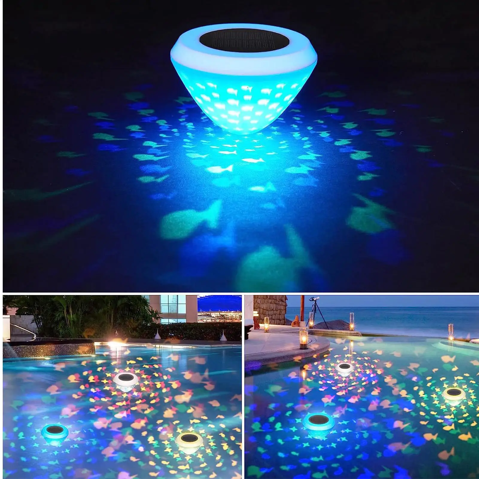 Pływające lampy wodoodporne, z – Pool Light Solar Rechargeable recenzja i cena