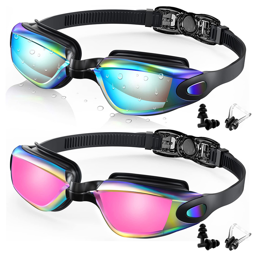Zestaw 2 okularów do pływania  – Swim Goggles Anti Fog Uv recenzja i cena