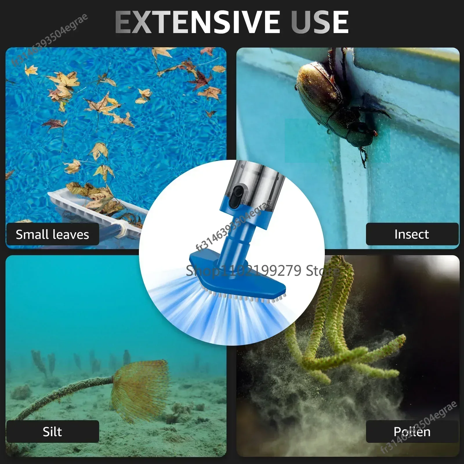Akumulatorowy przenośny odkurz – Pool Vacuum Manual recenzja i cena
