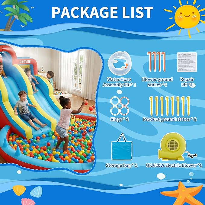 Nadmuchiwany park wodny 8-w-1  – Water Slide Inflatable recenzja i cena