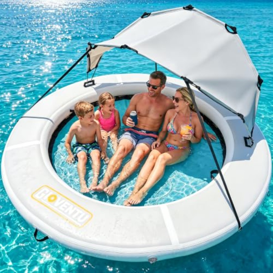 Dmuchany hamak wodny o długośc – Pool Float Ring Inflatable recenzja i cena