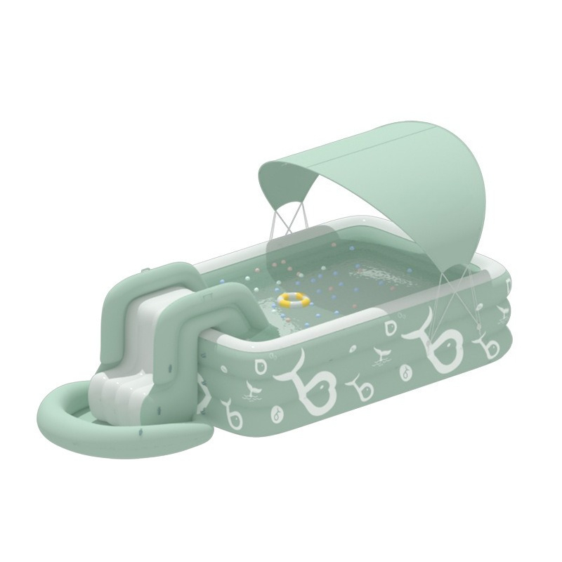 Gruby, dmuchany, duży basen wo – Water Slide Inflatable recenzja i cena