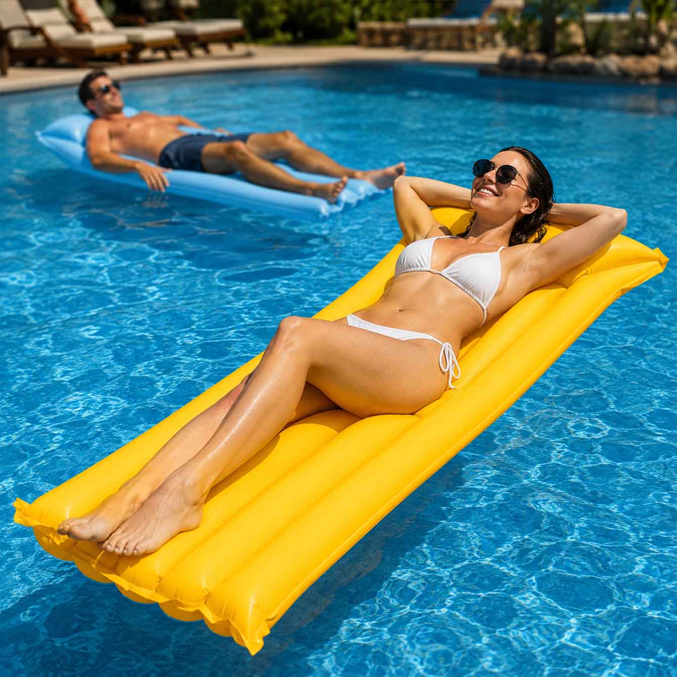 1 szt. Materac dmuchany do pły – Pool Float Ring Inflatable recenzja i cena